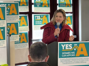 Rebecca Foster speaking for Prop A
